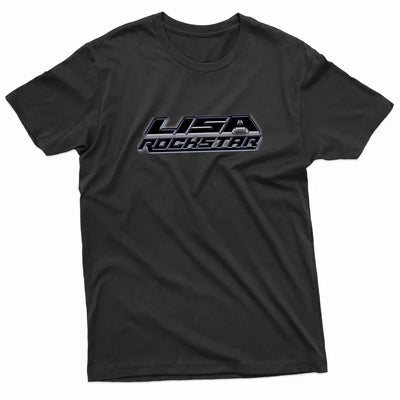 Camiseta Básica Lisa Rockstar Logo - preto