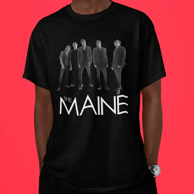 Camiseta Básica The Maine Band B&W
