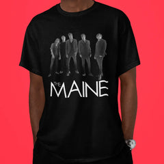 Camiseta Básica The Maine Band B&W