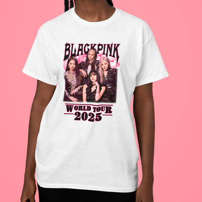 Camiseta Básica Blackpink World Tour