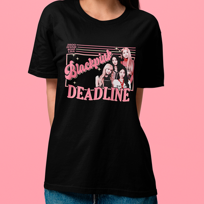 Camiseta Básica Blackpink Deadline
