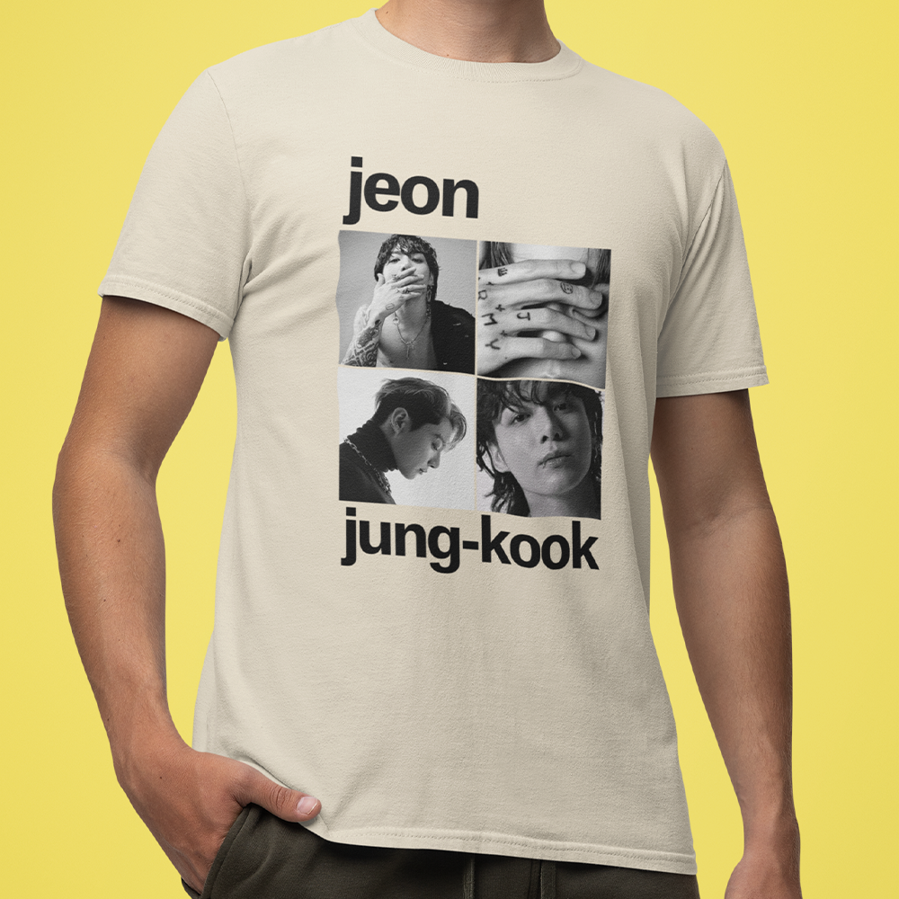 Camiseta Básica Jeon Jungkook BTS