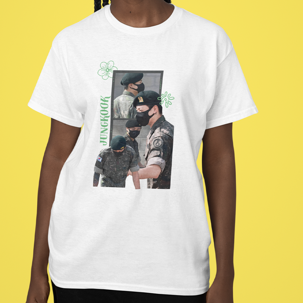 Camiseta Básica Jungkook BTS ARMY