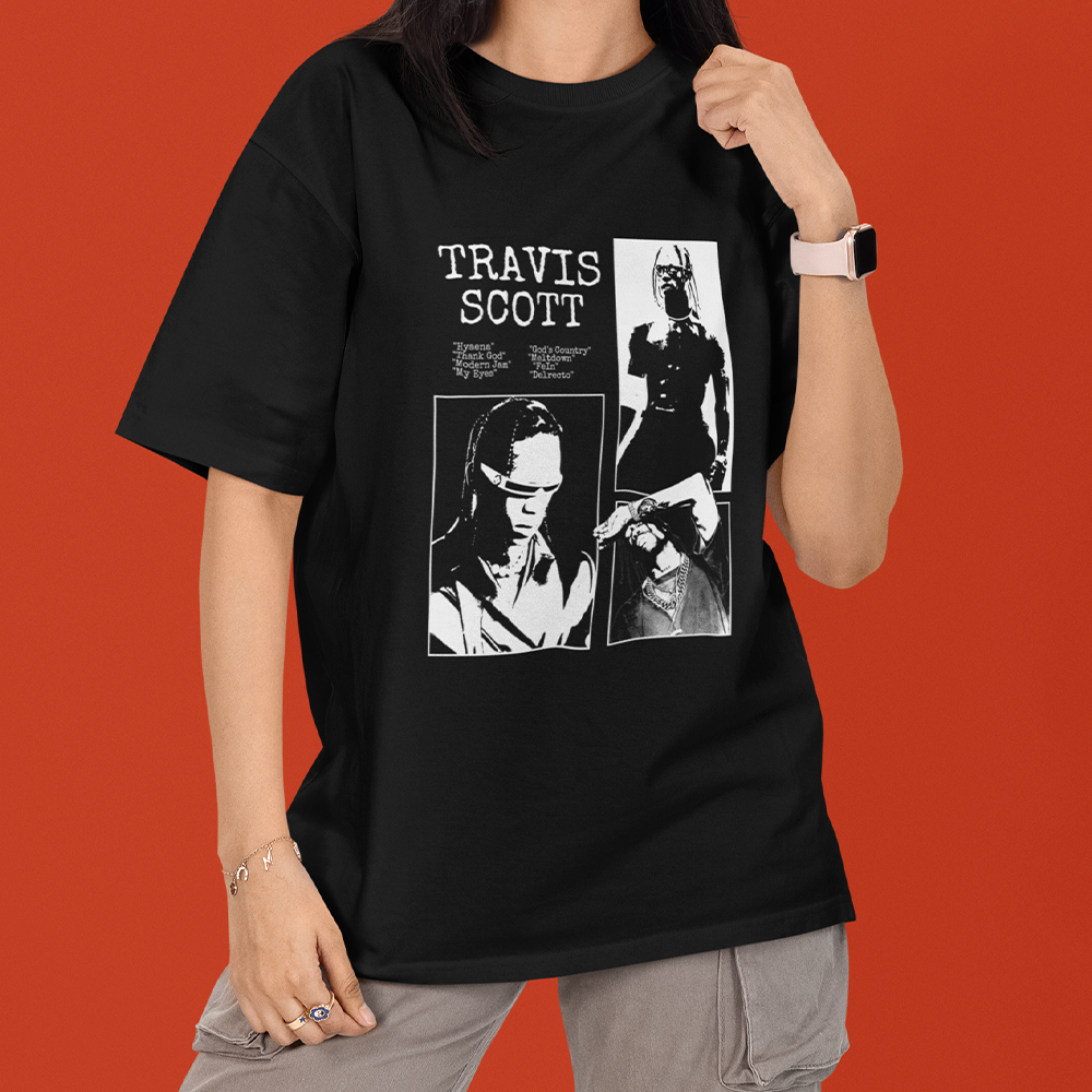 Camiseta Oversized Travis Scott Style