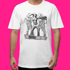 Camiseta Básica Britney Spears The Tour 2001
