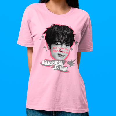 Camiseta Básica BTS Jin #Runseokjin