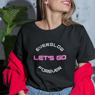 Camiseta Básica Everglow Let's Go Forever - preto