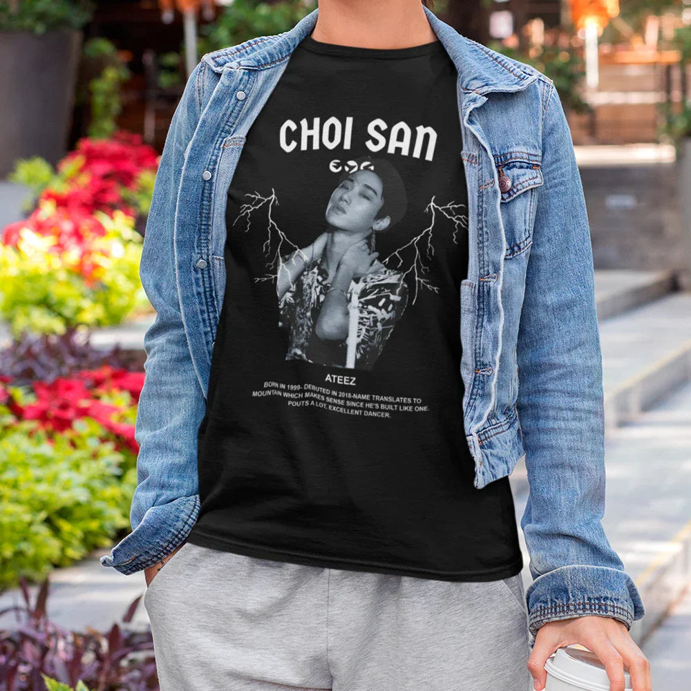 Camiseta Básica Ateez Choi San
