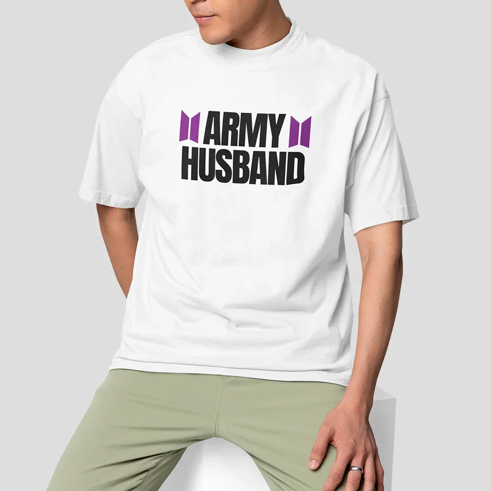 Camiseta Básica BTS Army Husband