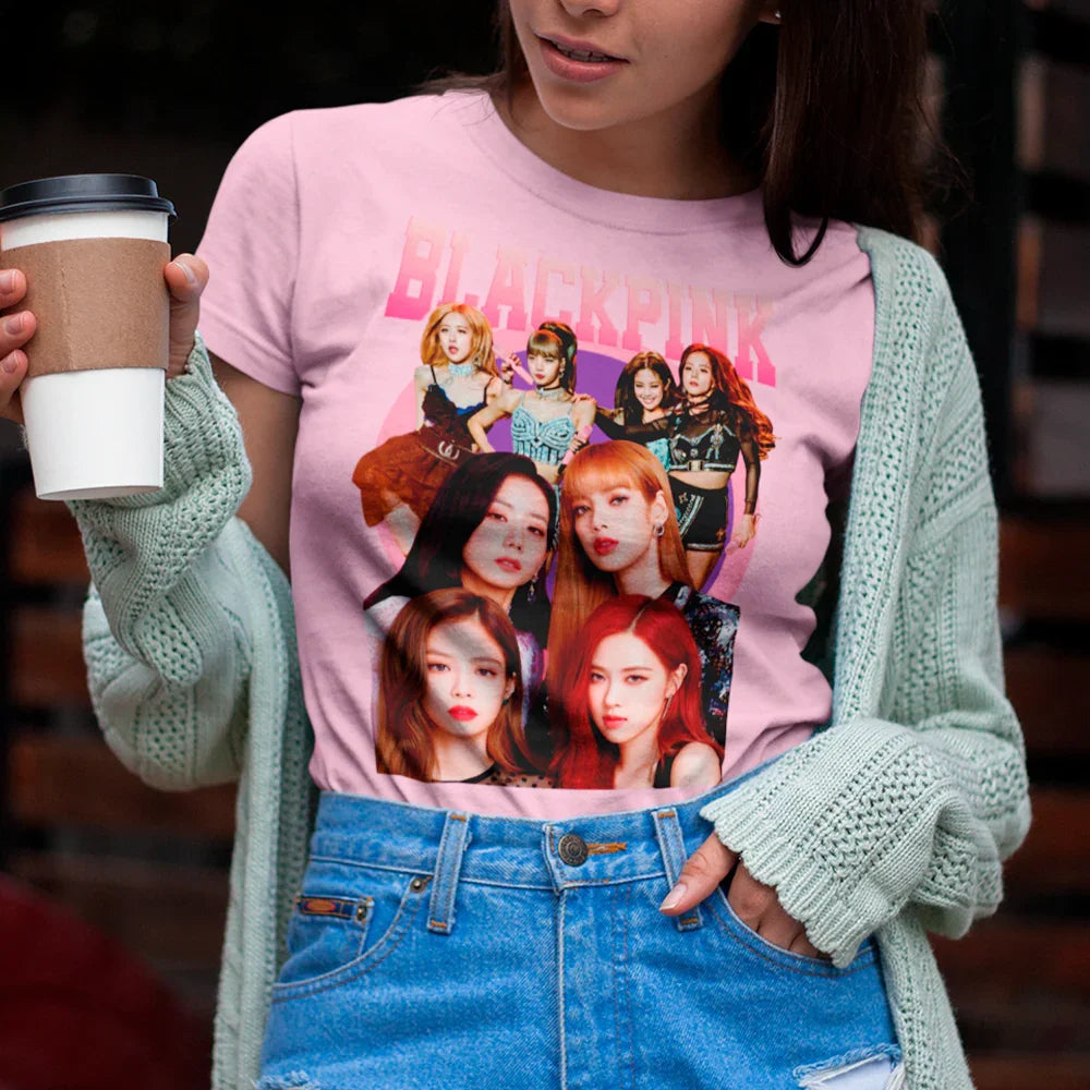 Camiseta Básica Blackpink Kpop