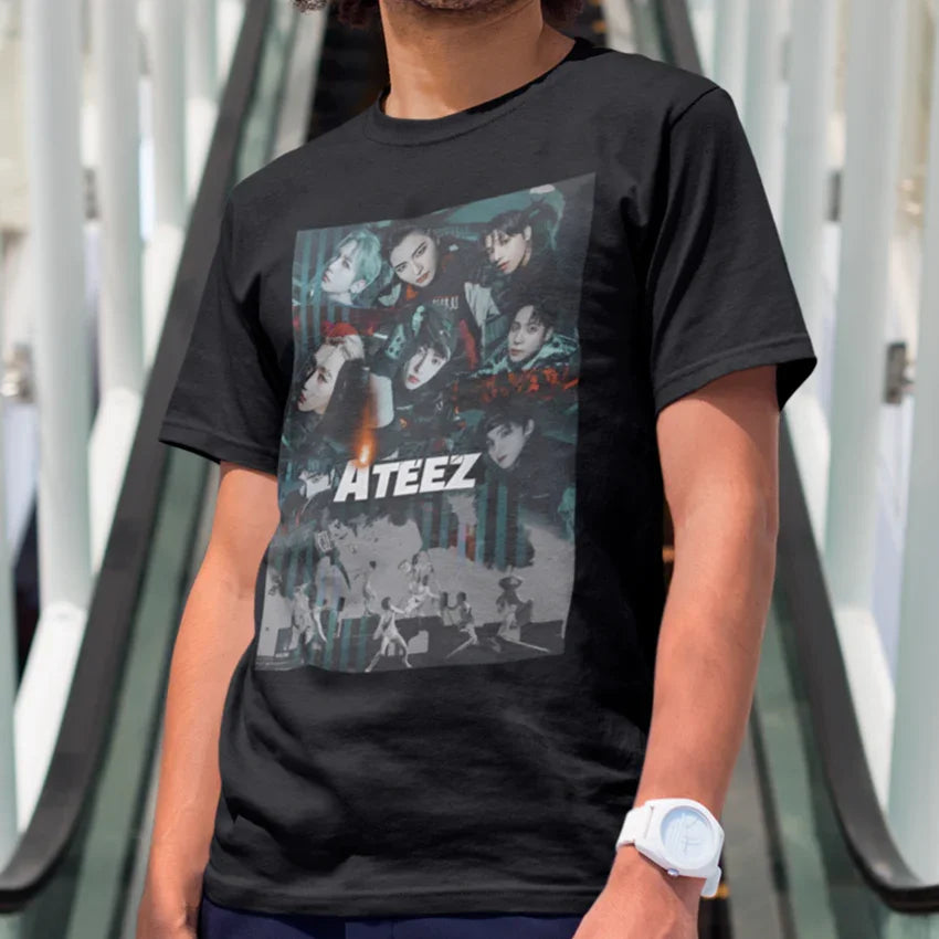 Camiseta Básica Ateez Kpop
