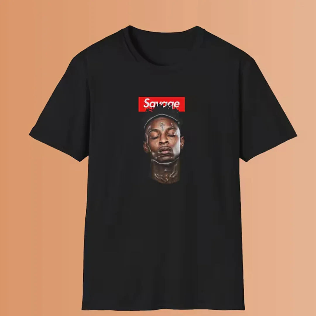 Camiseta Basica 21 Savage Supreme