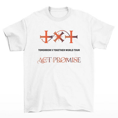 Camiseta Básica TXT Logo Act Promise World Tour