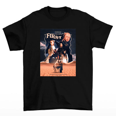 Camiseta Básica Everglow First Photo -  preto