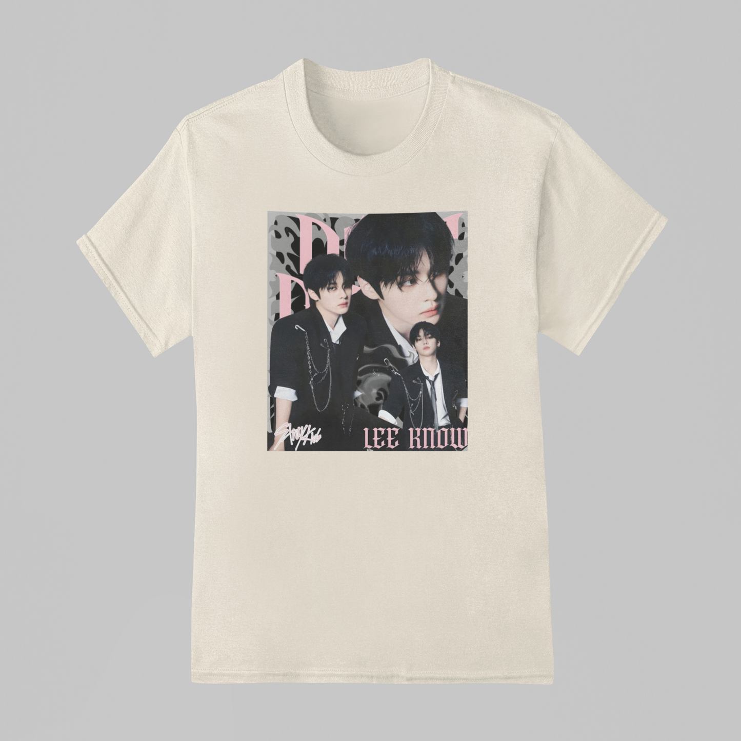 Camiseta Básica Stray Kids Lee Know Do It Aesthetic