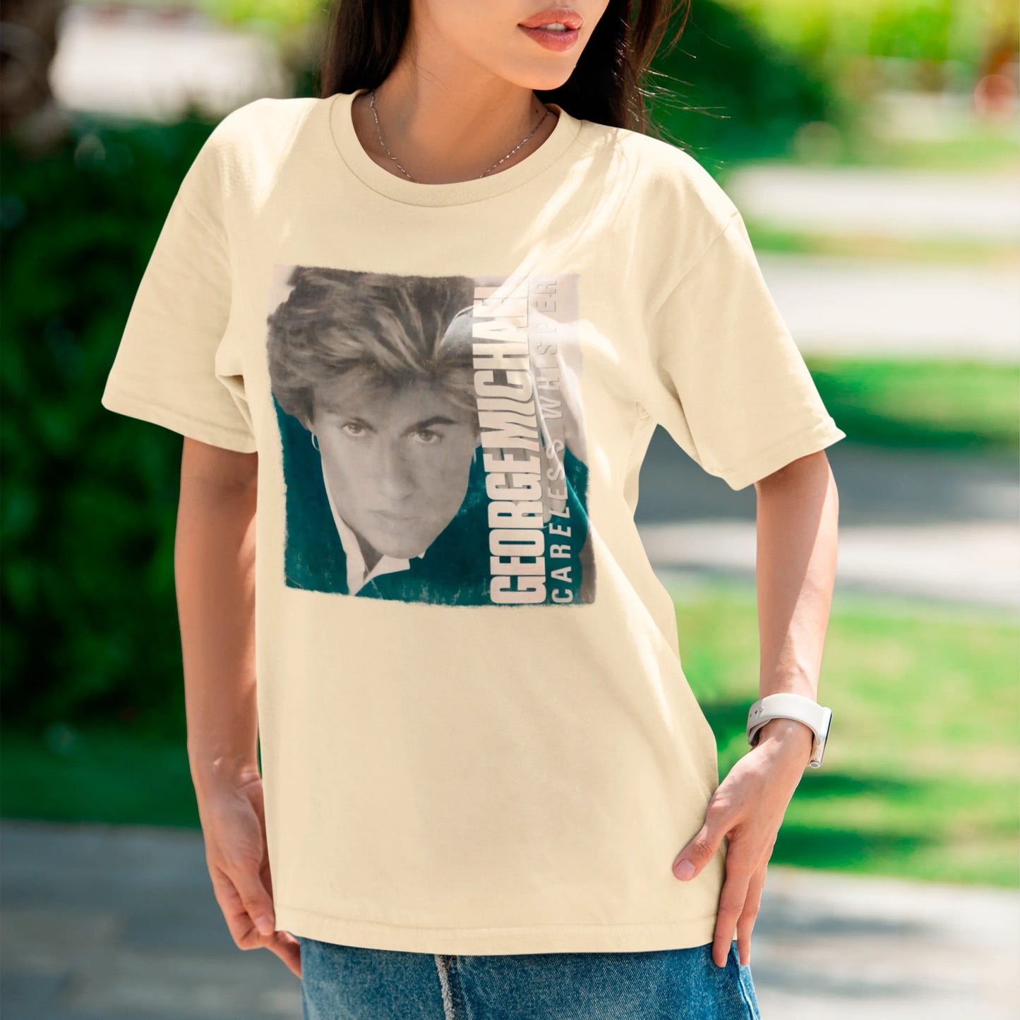 Camiseta Básica George Michael Capa Vinil Careless Whisper