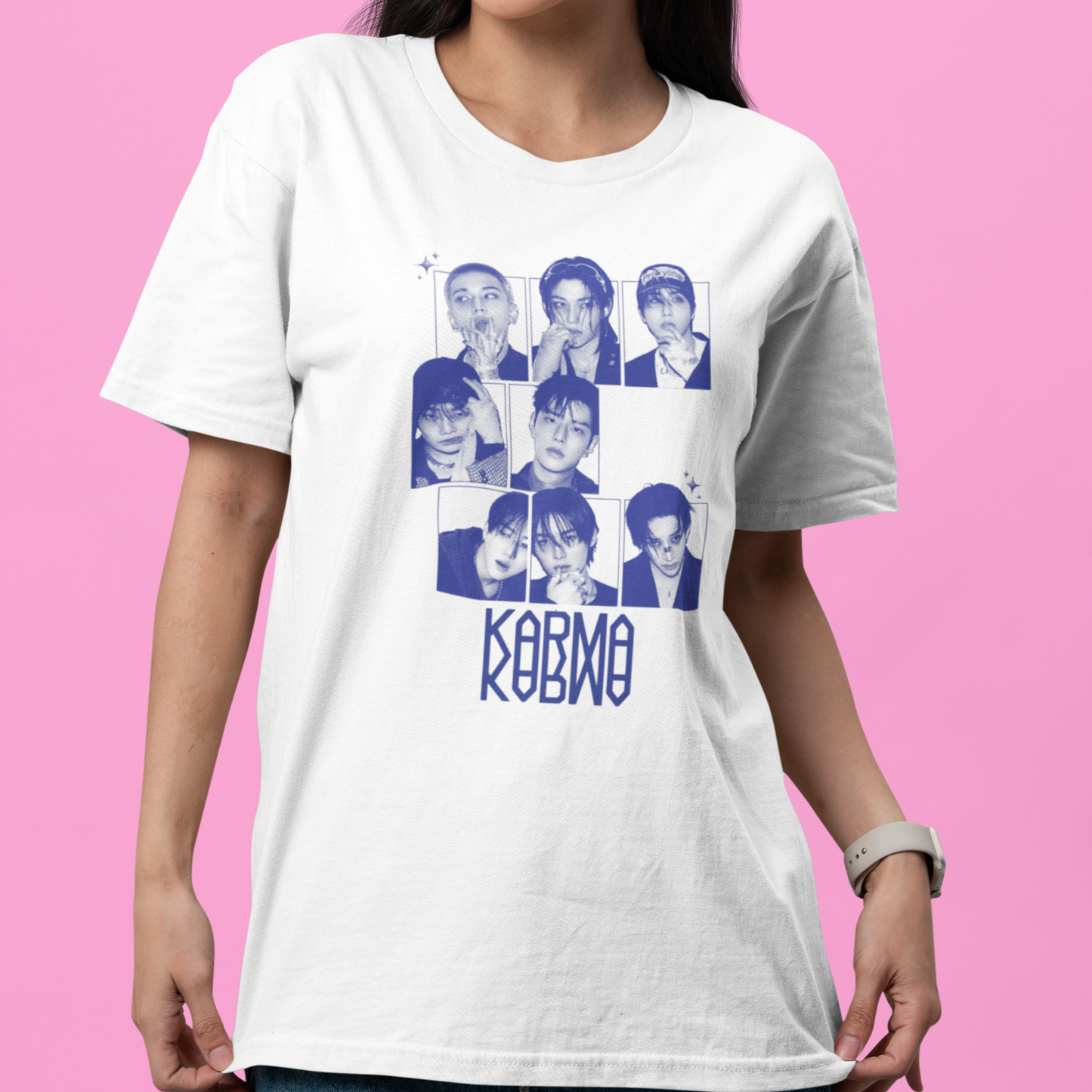 Camiseta Básica Stray Kids Karma