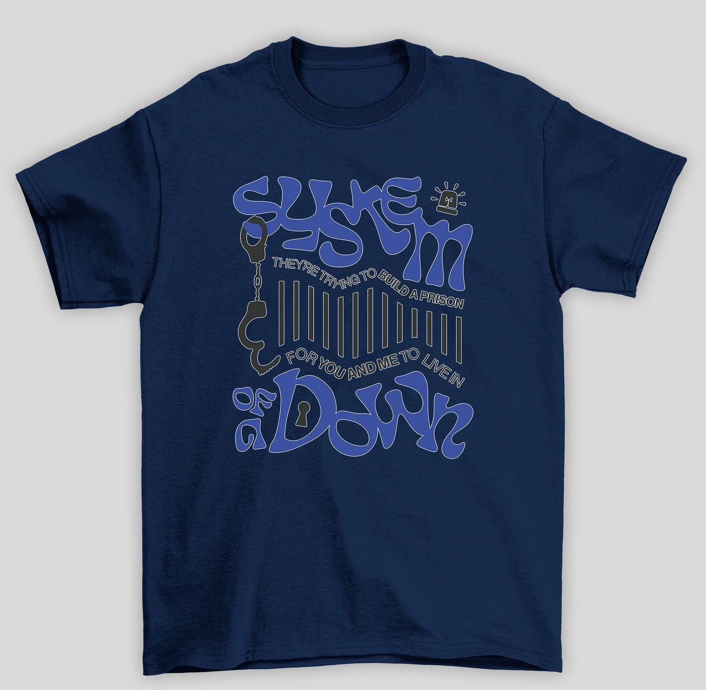 Camiseta Básica System Of A Down Build A Prison