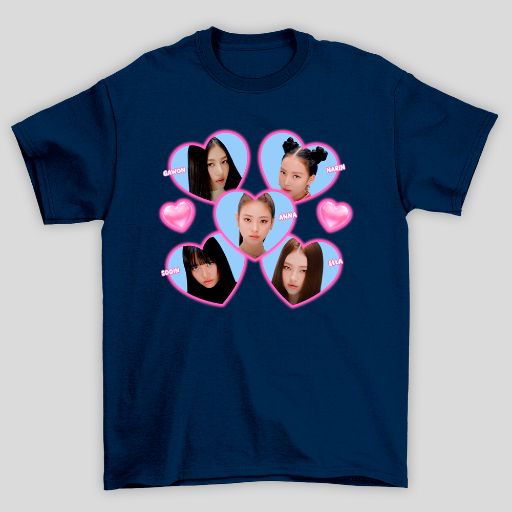 Camiseta Básica Meovv Hearts