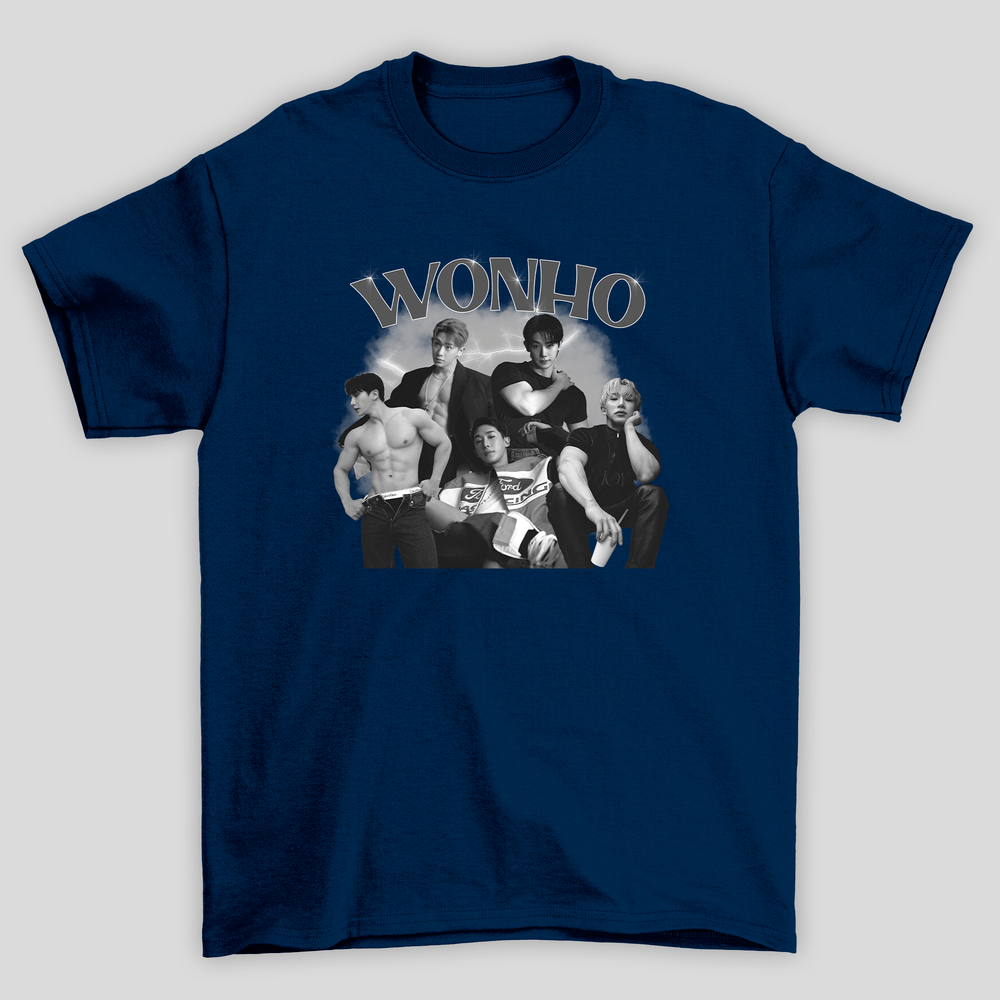 Camiseta Básica Wonho Collage