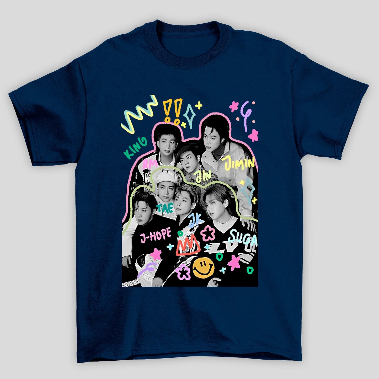 Camiseta Básica BTS Art