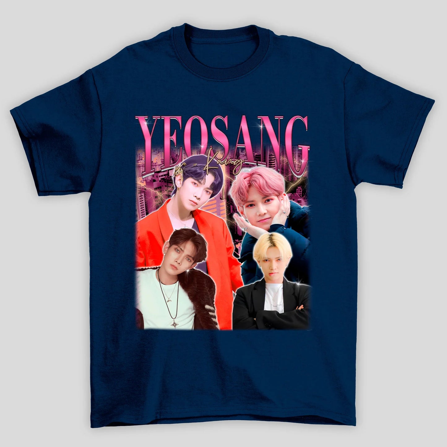 Camiseta Básica Ateez Yeosang Graphic