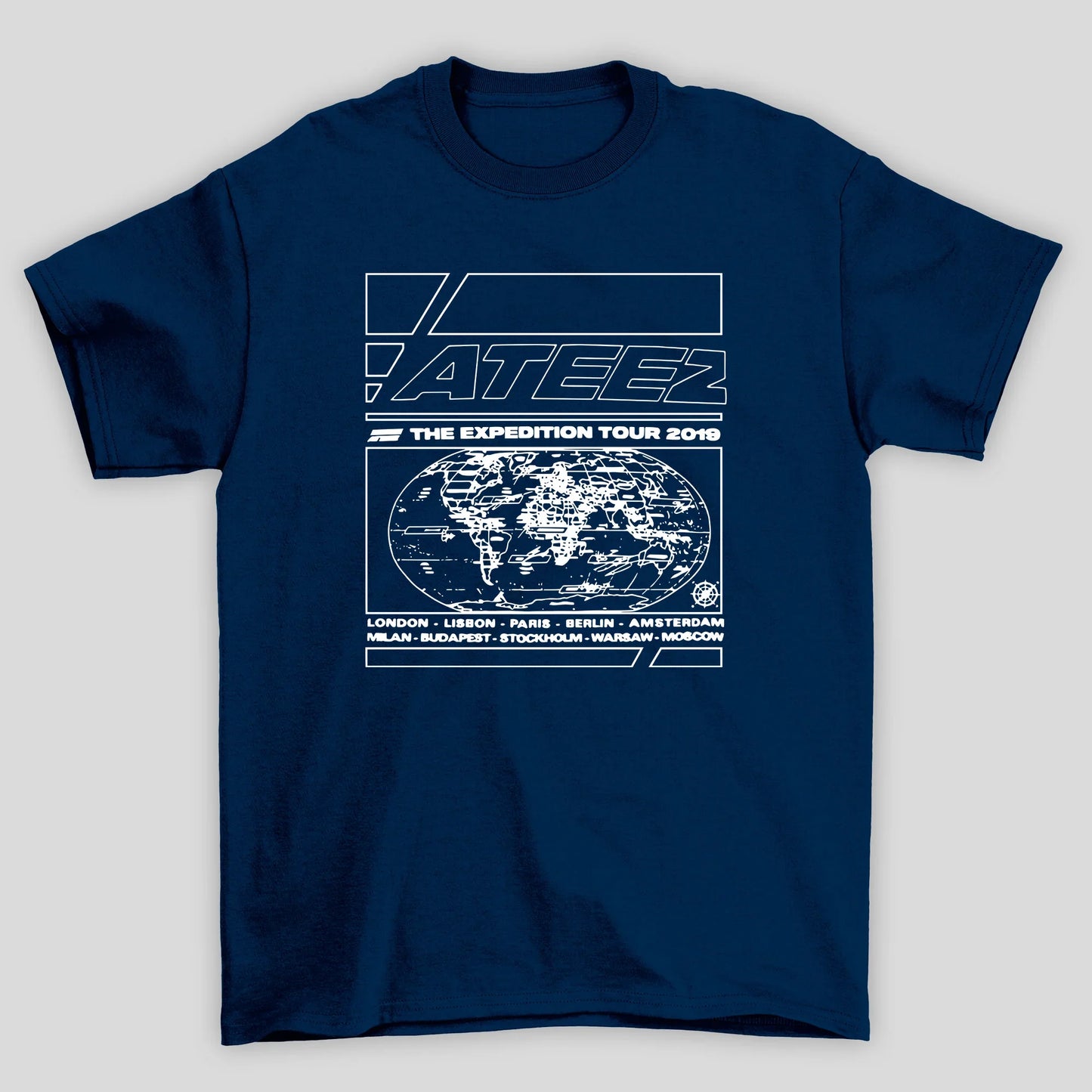 Camiseta Básica Ateez Expedition Tour