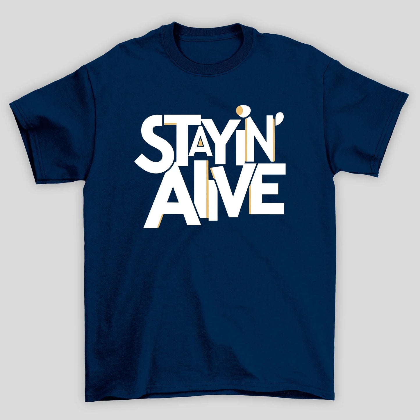 Camiseta Básica Bee Gees Stayin' Alive