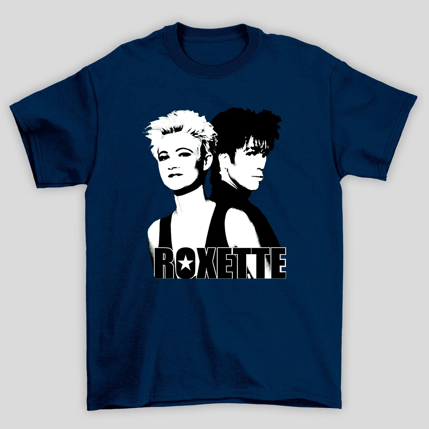 Camiseta Básica Roxette Photo P&B