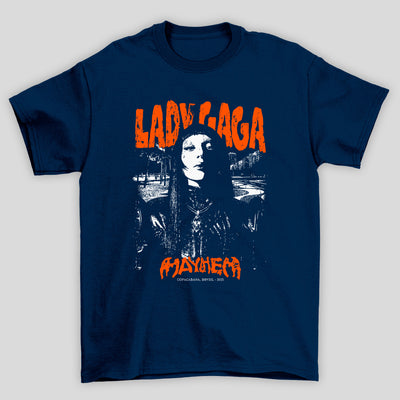 Camiseta Básica Lady Gaga Face Mayhem