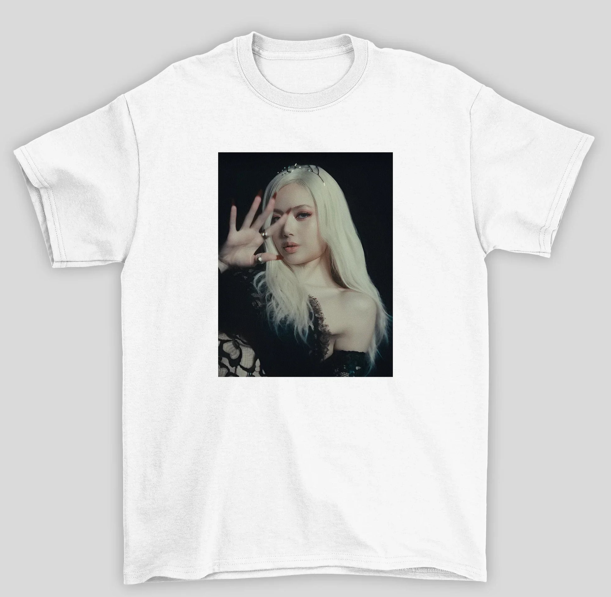 Camiseta Básica Lisa Blonde Born Again - branco
