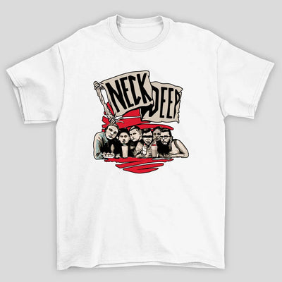 Camiseta Básica Neck Deep Flag