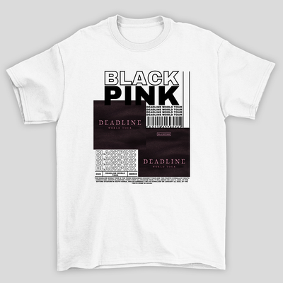 Camiseta Básica Blackpink Deadline Merch