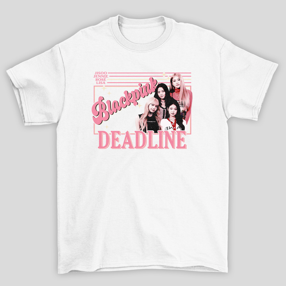 Camiseta Básica Blackpink Deadline