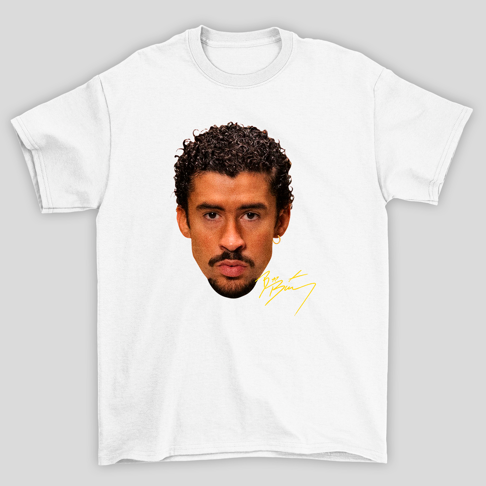 Camiseta Básica Bad Bunny Face