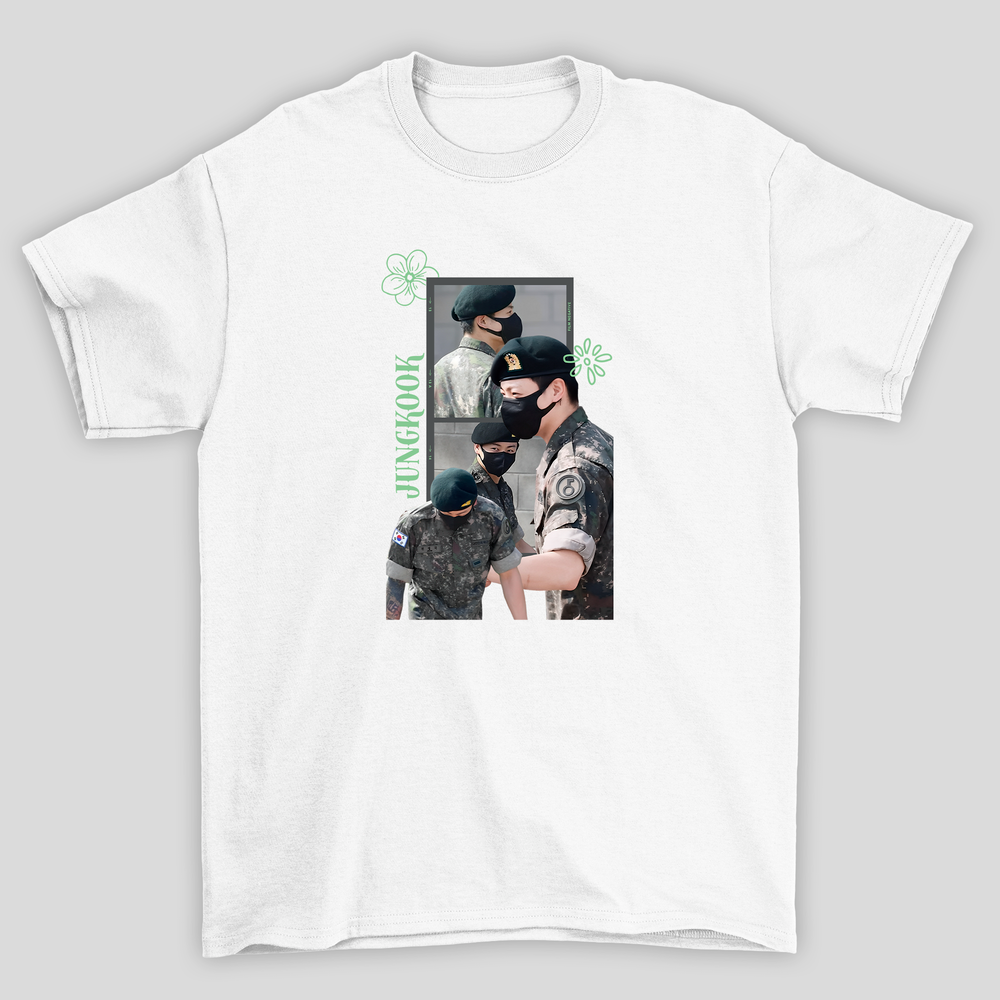 Camiseta Básica Jungkook BTS ARMY