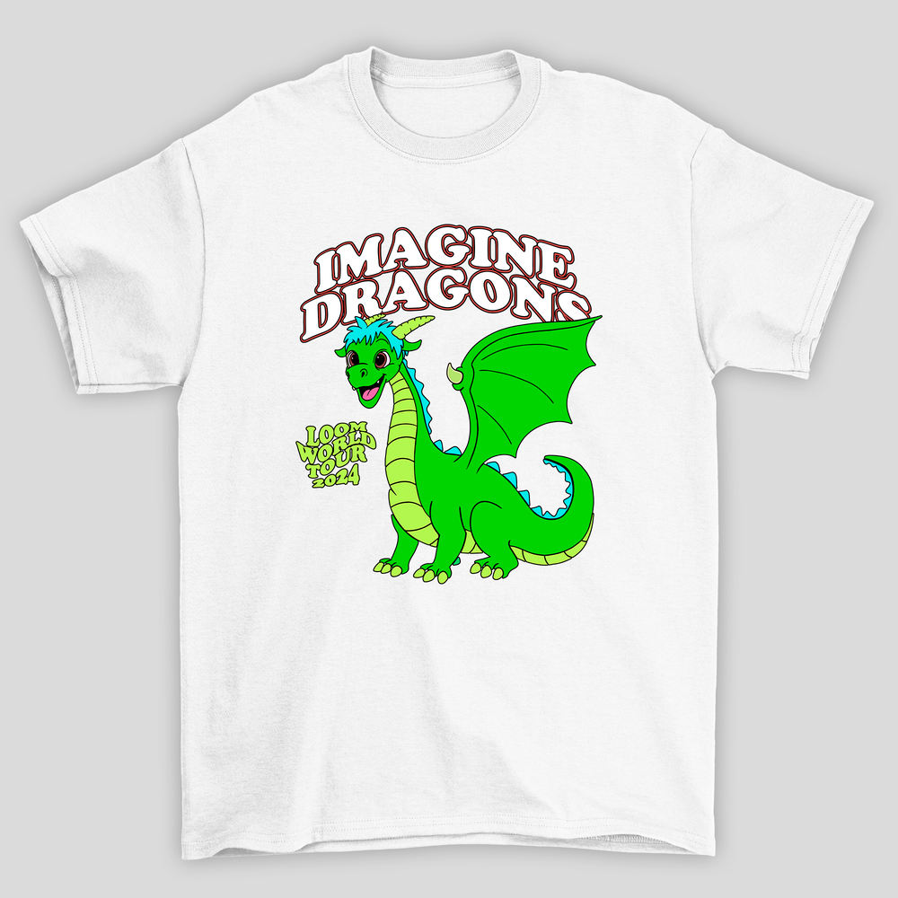 Camiseta Básica Imagine Dragons Loom Tour