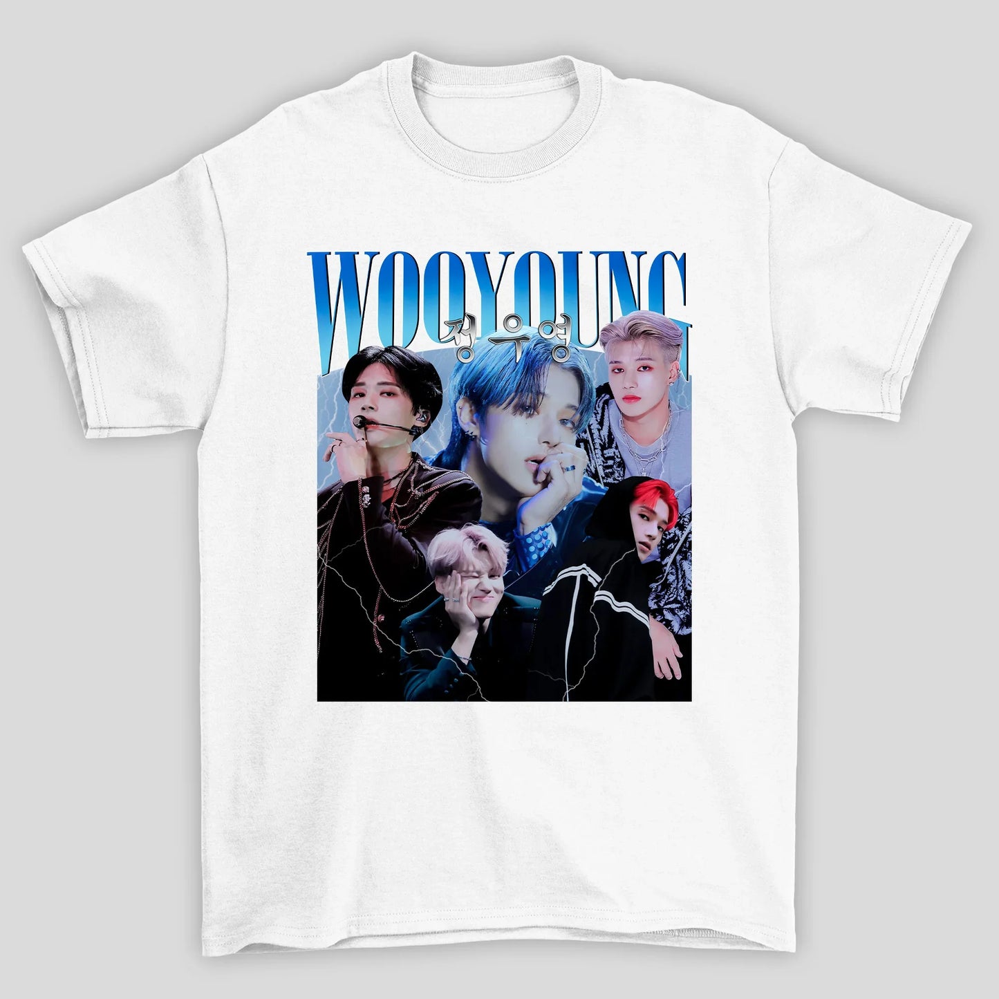 Camiseta Básica Ateez Wooyoung Aesthetic