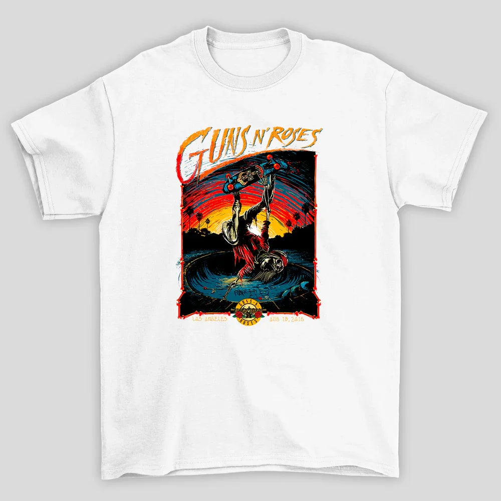 Camiseta Básica Guns N' Roses Slash 80s 90s