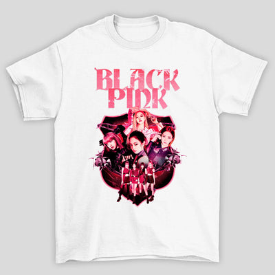 Camiseta Básica Blackpink Shield