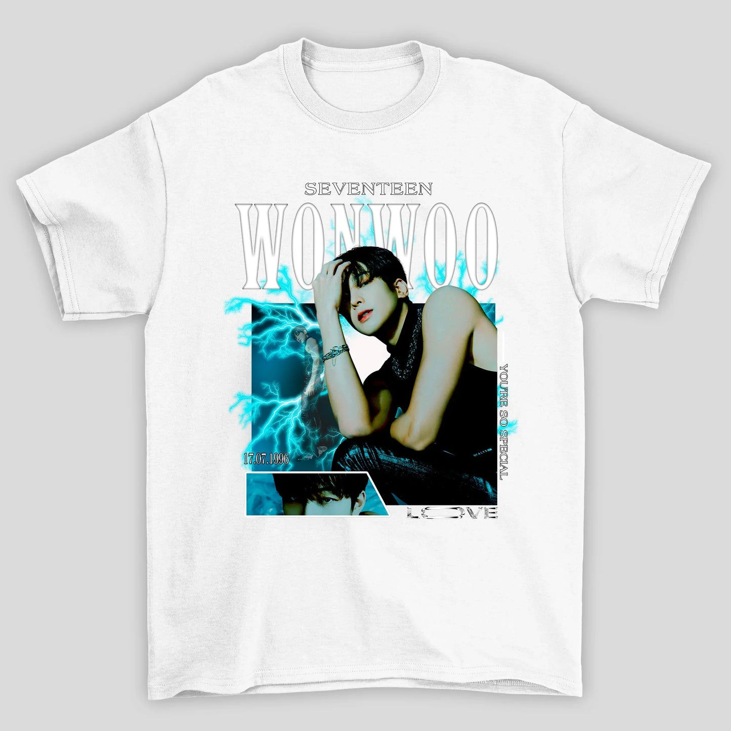 Camiseta Básica Seventeen Wonwoo