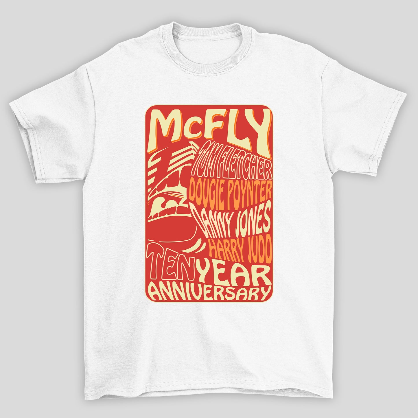 Camiseta Básica McFLY Ten Year Anniversary