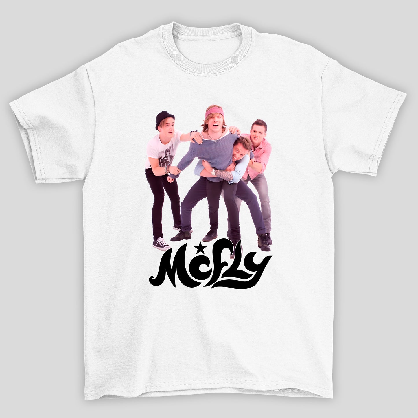 Camiseta Básica McFLY Integrantes Foto 2