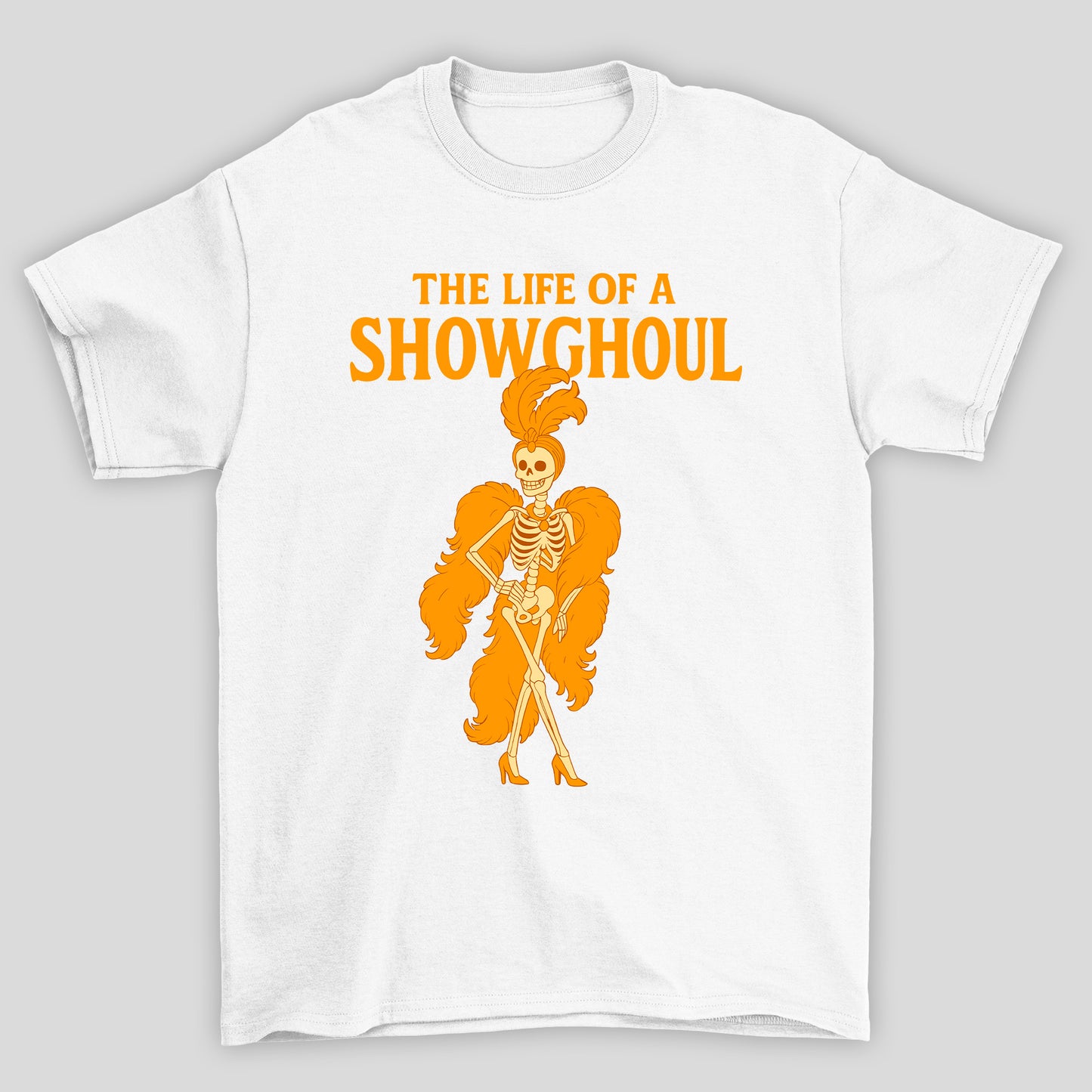 Camiseta Básica Taylor Swift Showghoul Esqueleto Halloween