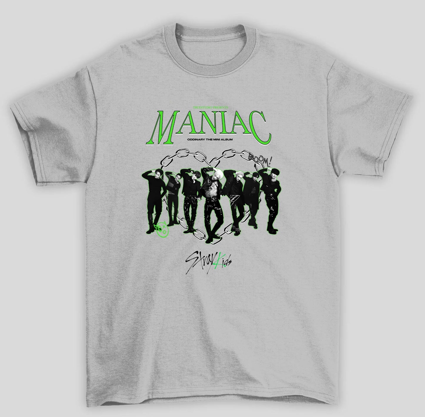 Camiseta Básica Stray Kids Maniac