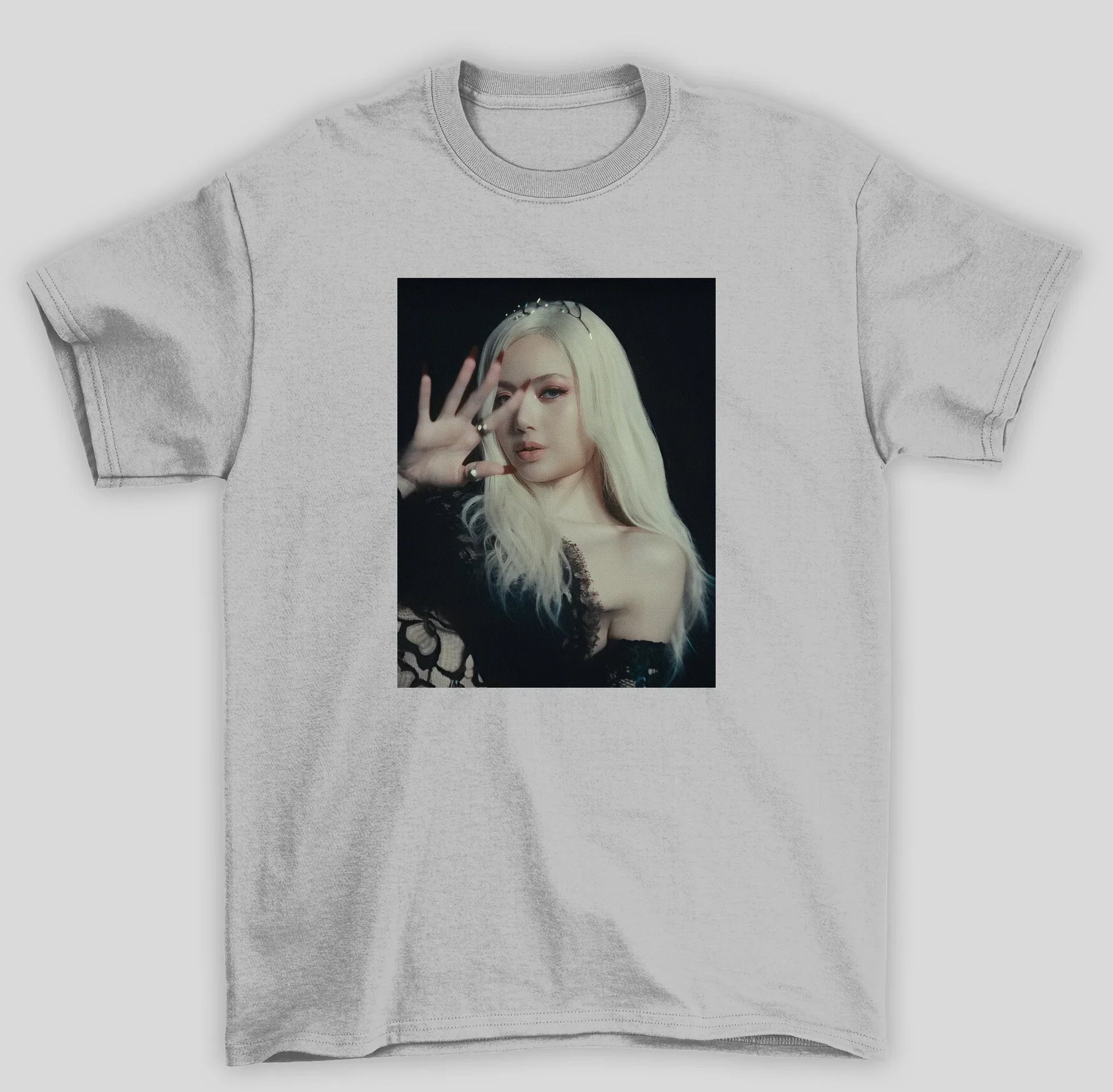 Camiseta Básica Lisa Blonde Born Again - cinza