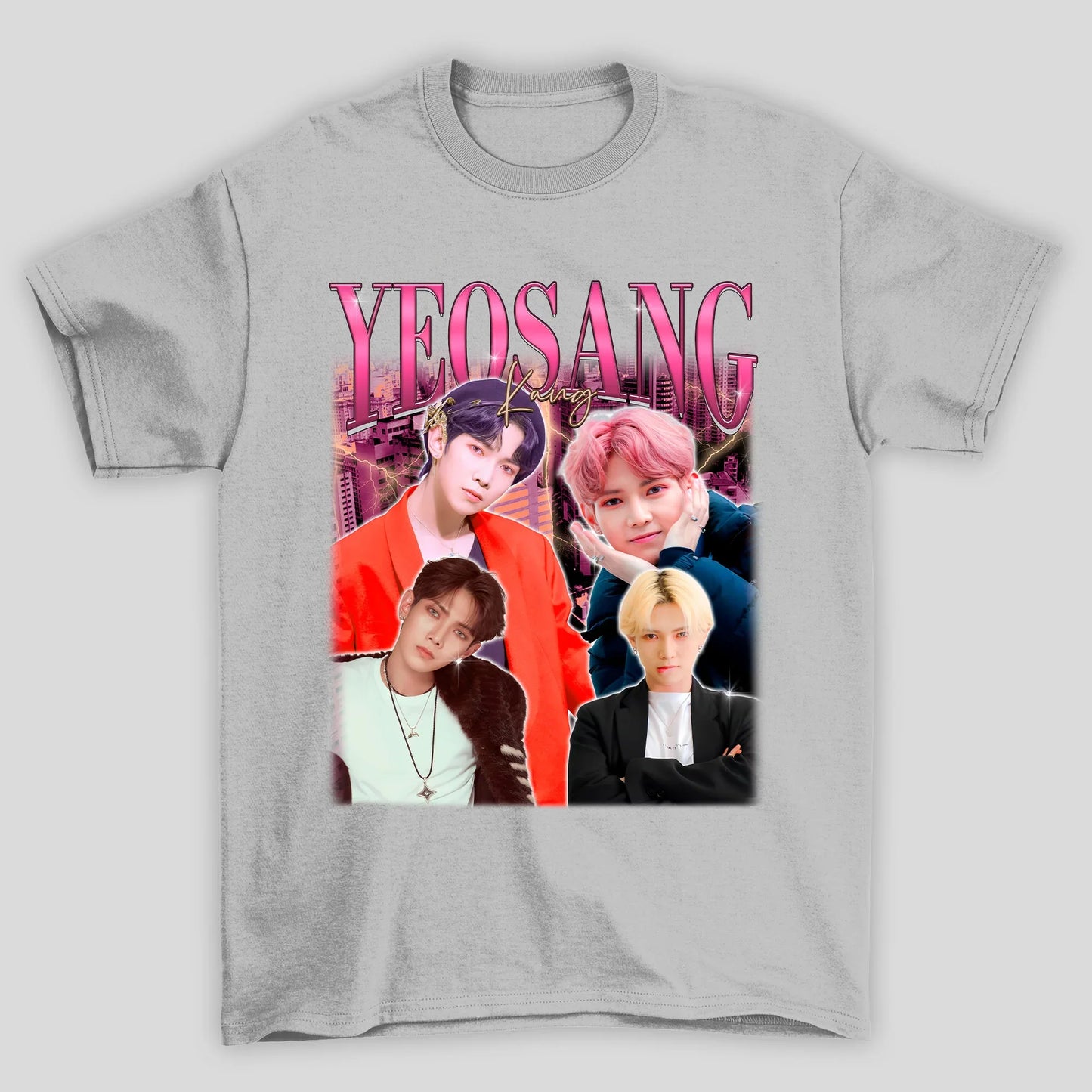 Camiseta Básica Ateez Yeosang Graphic
