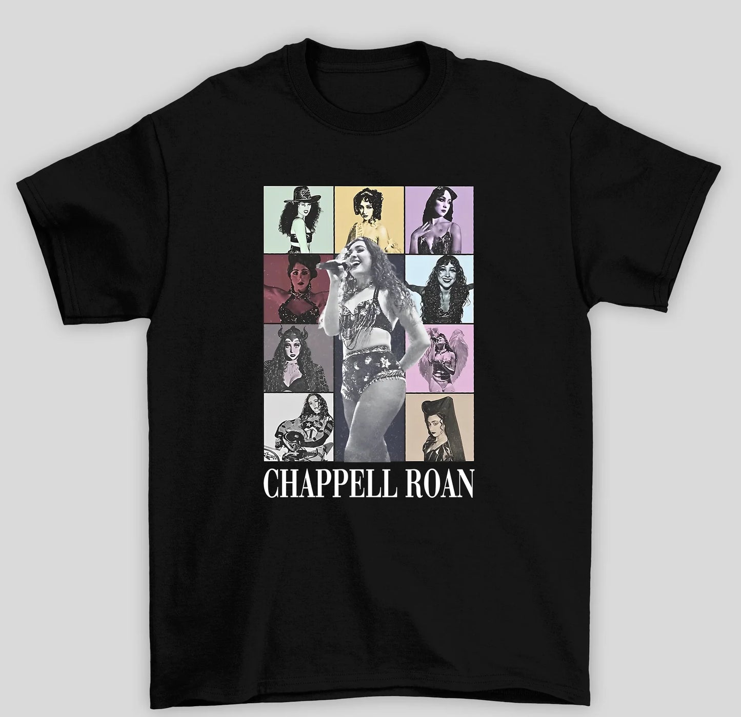 Camiseta Básica Chappel Roan Collage