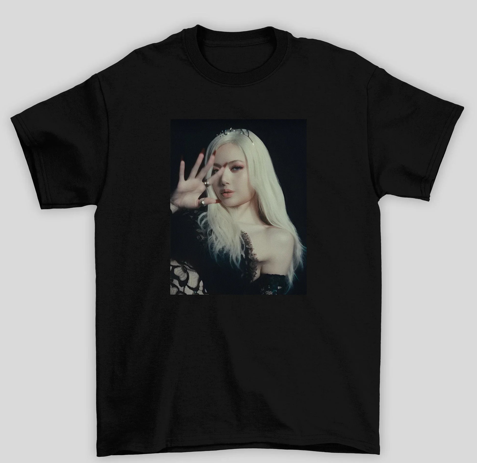 Camiseta Básica Lisa Blonde Born Again - preto