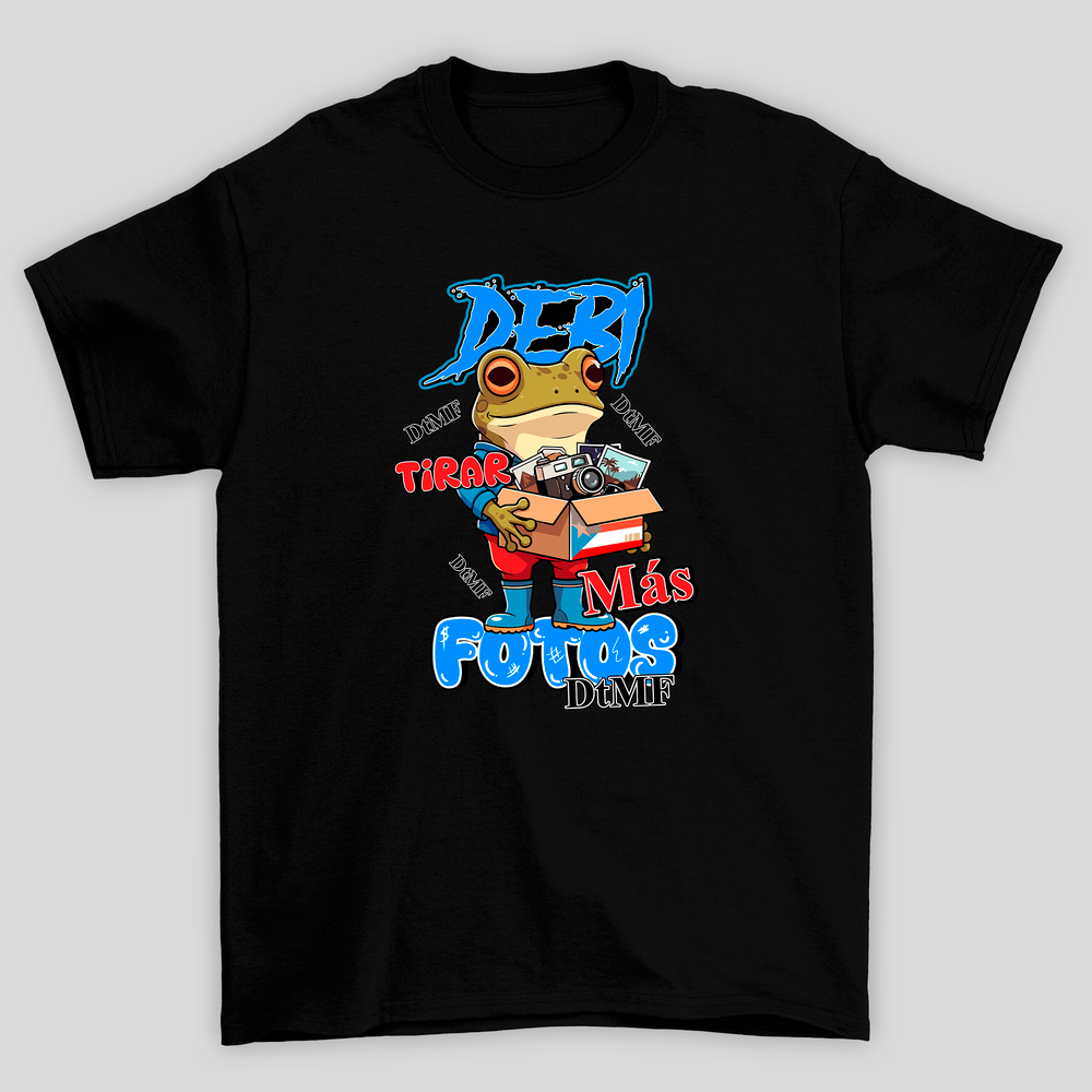 Camiseta Básica Bad Bunny DTMF Frog
